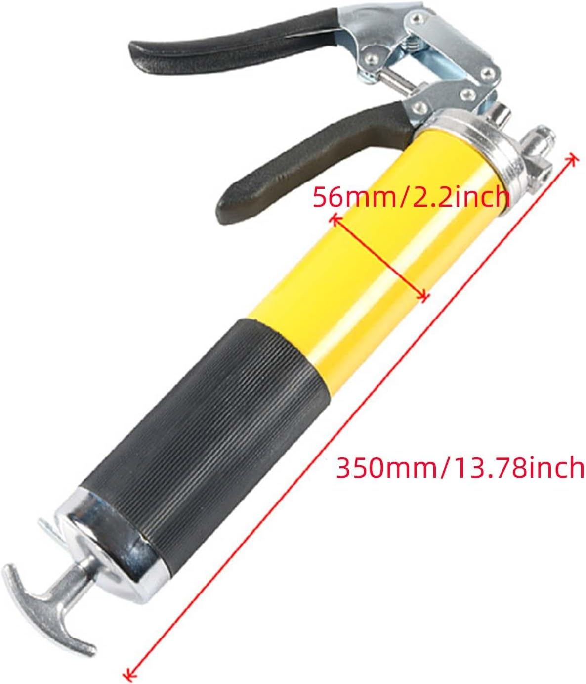 Motivetech Hand Held Grease Filler Tool Set with Sharp Nozzle with Flexible Hose for Light or Heavy Machinery Equipment Sturdy image number 1