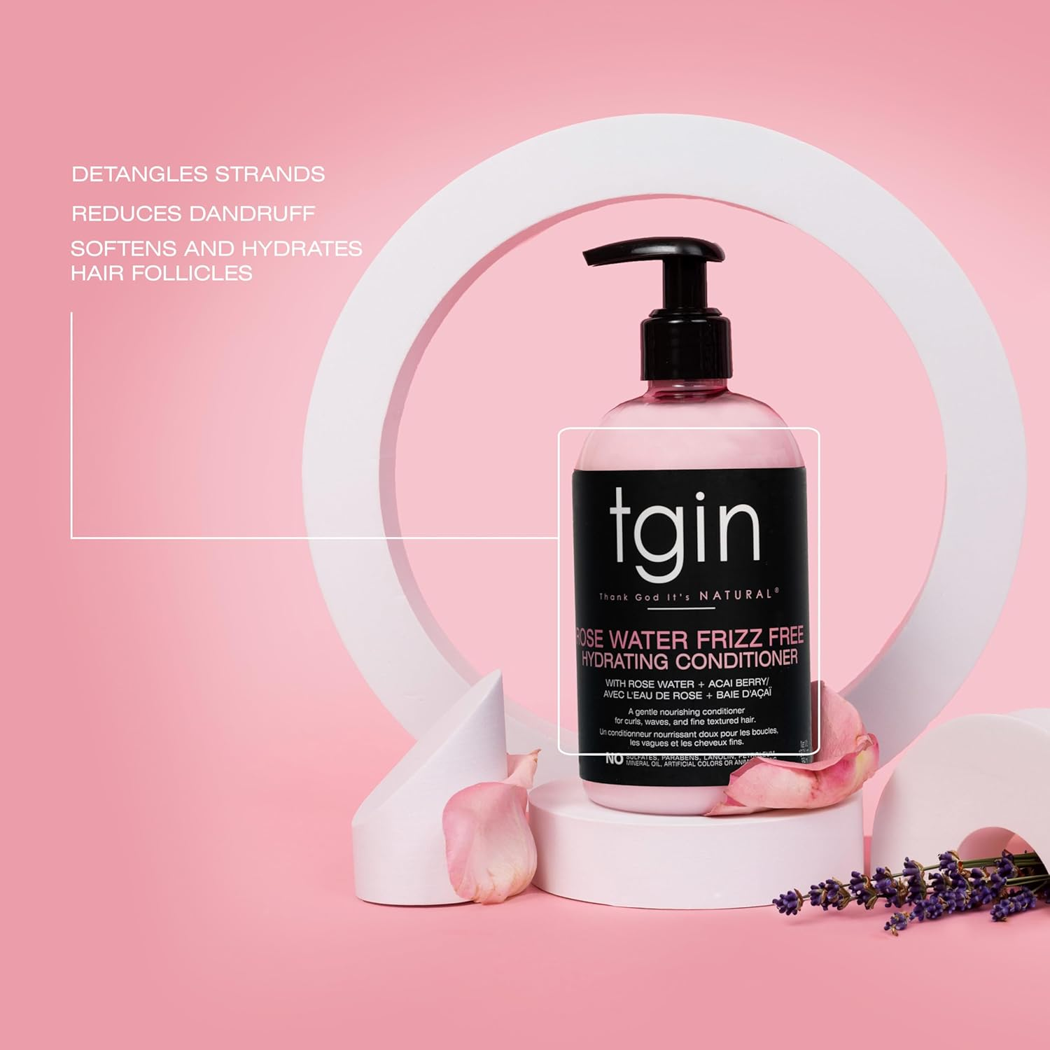 Tgin Rose Water Hydrating Conditioner image number 3