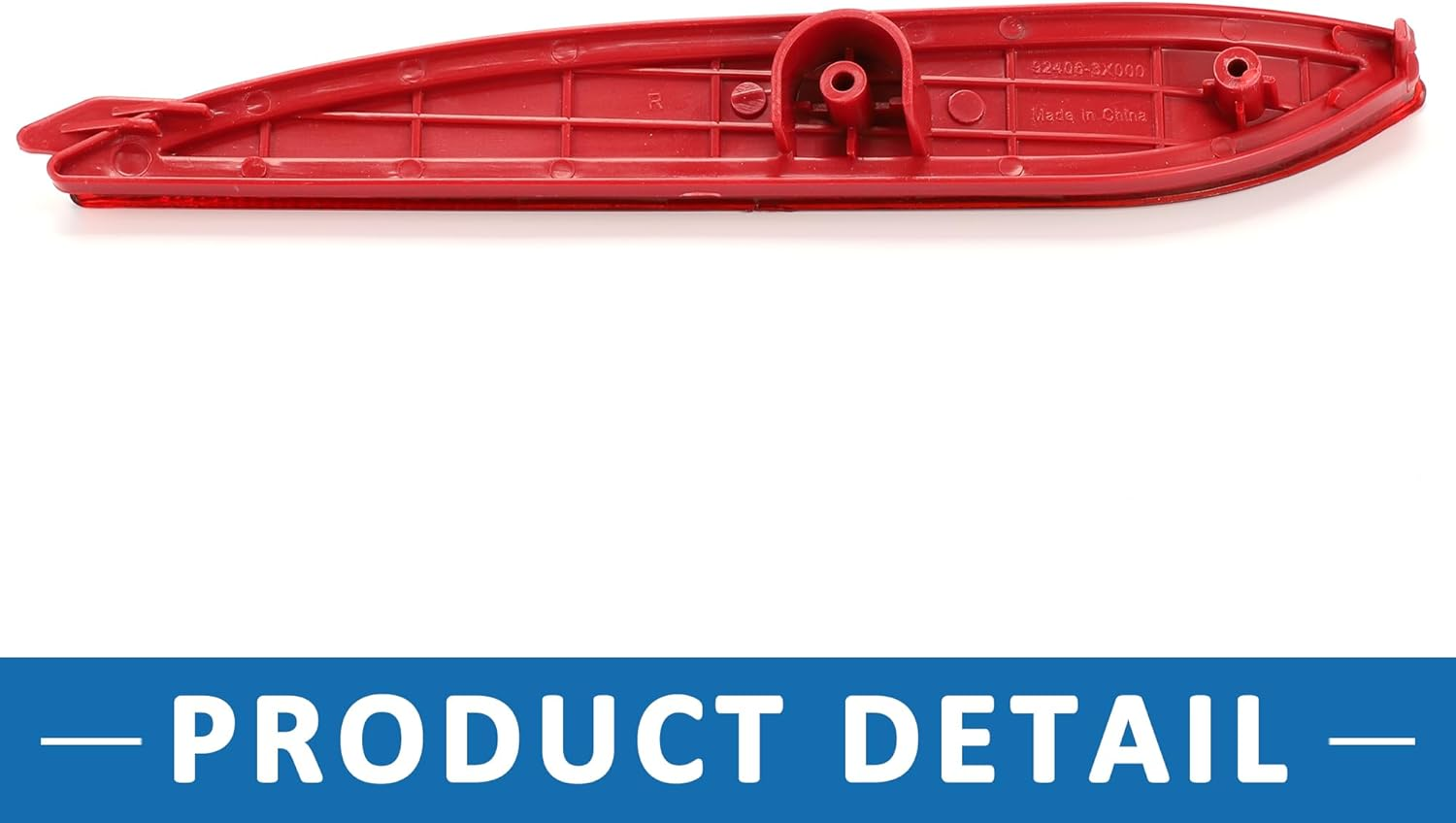 X AUTOHAUX Rear Right Side Bumper Reflector No.924063X000 Bumper Reflector Side Marker for Hyundai Elantra 2011-2013 Red image number 4