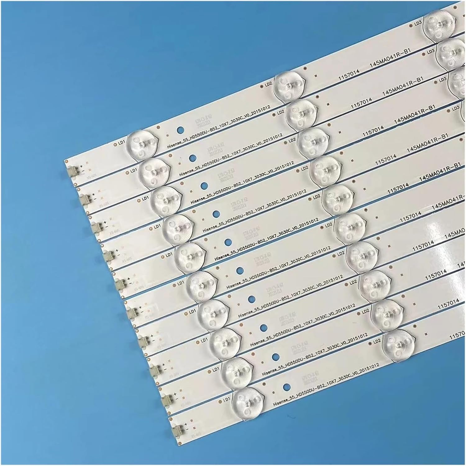 LED Backlight Strip 55 for His-Nse H55M3300 55H8C HD550DU-B52S1 55K3300UW H55M3000 55K3300U Hisense 55 HD550DU B52 10X7 3030C V0 image number 2