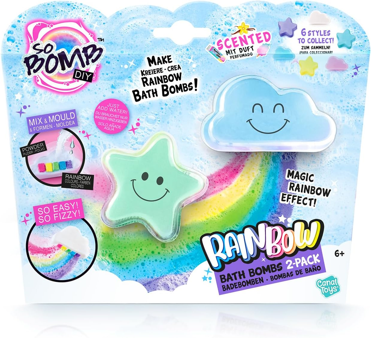 Rainbow Bath Bomb 2 Pack