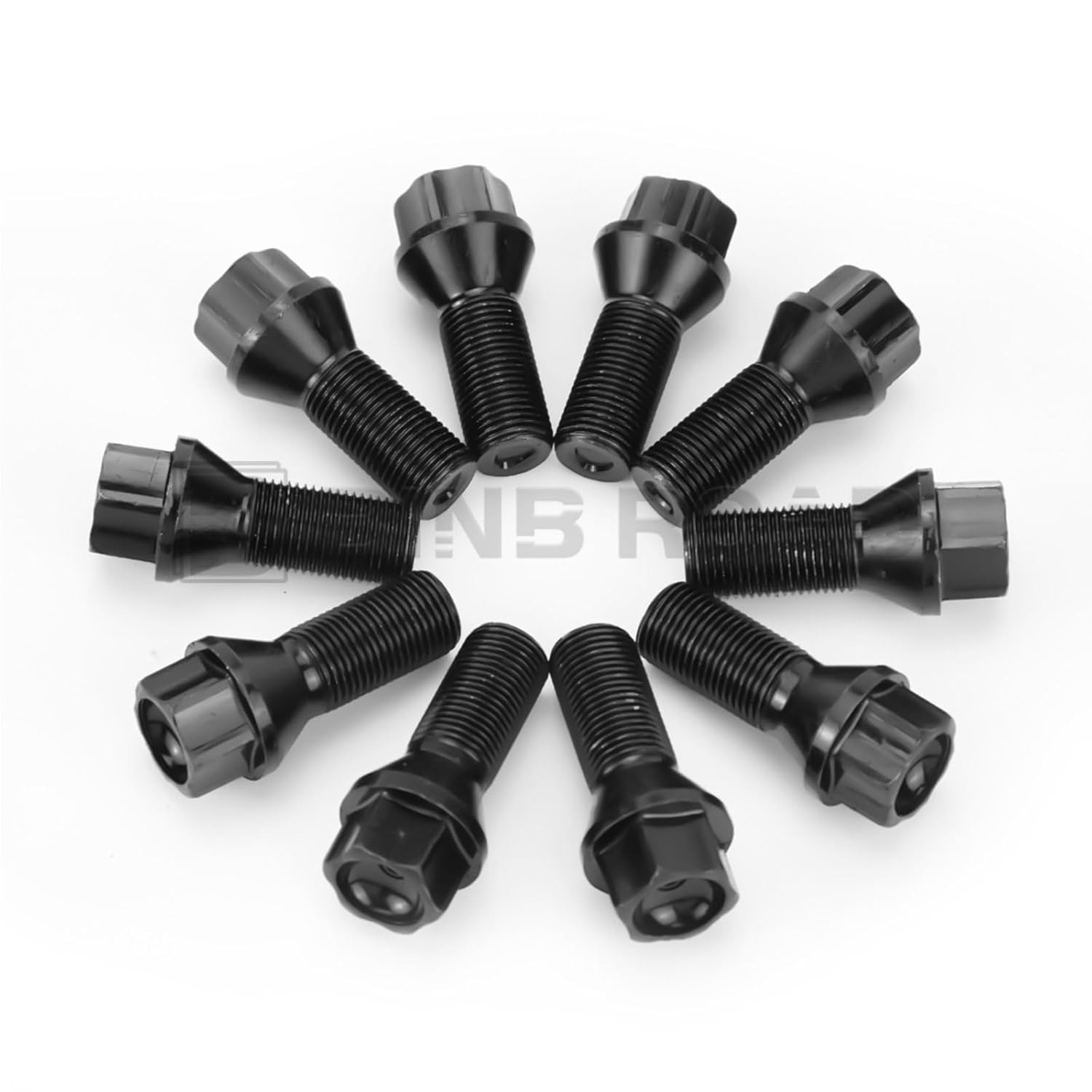 BINB Road 36136781151 Wheel Lug Bolt Nuts M14X1.25 Compatible with BMW 118D 220D 228I 318D 328I 330I 420D 535I 520D 530D 640D 730D M5 M6,20Pcs image number 4