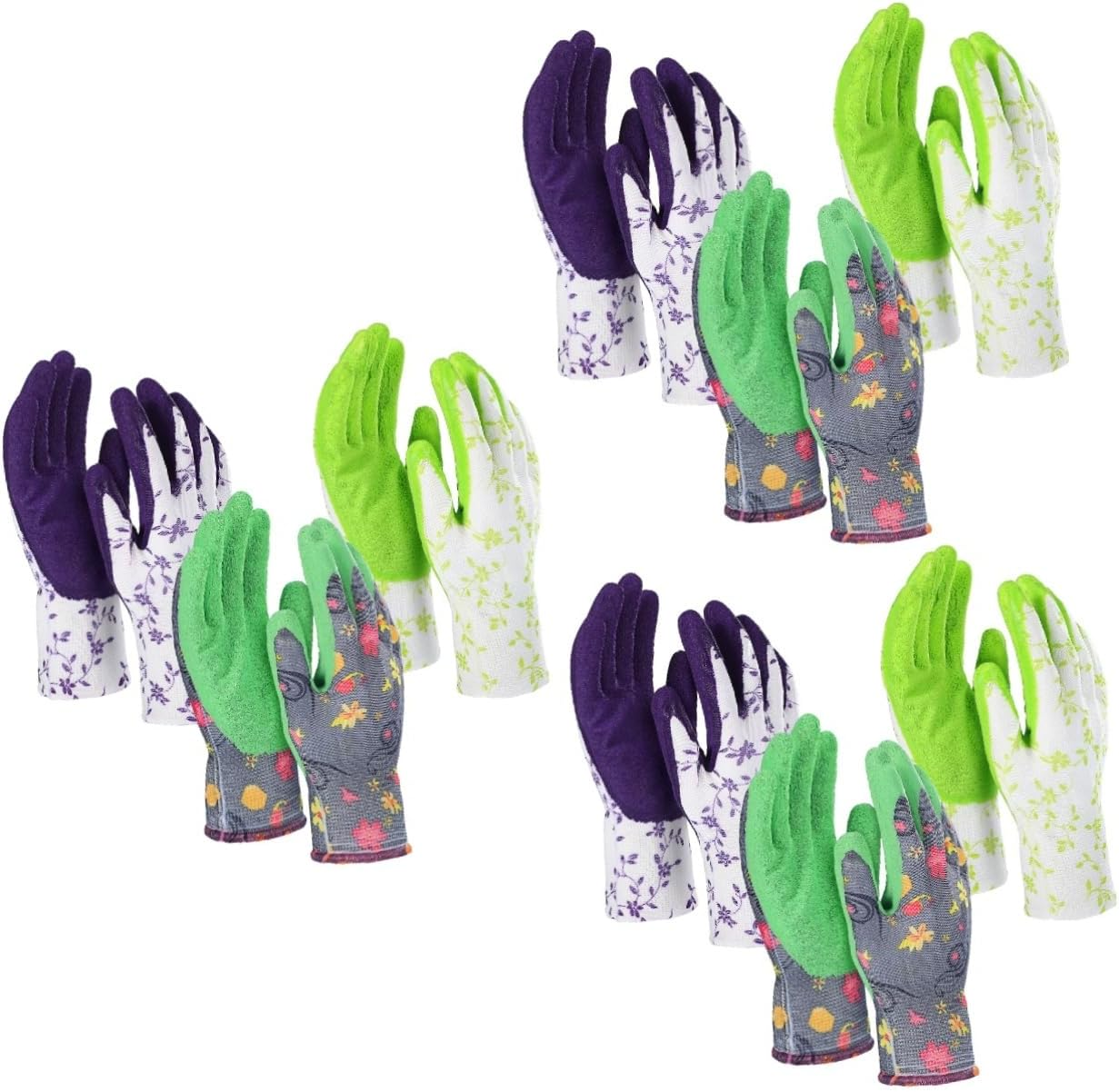 BESPORTBLE 9Pairs Gardening Gloves Work Gloves Men Women for Yardwork Construction Welding Comfortable for Outdoor Gardening image number 6
