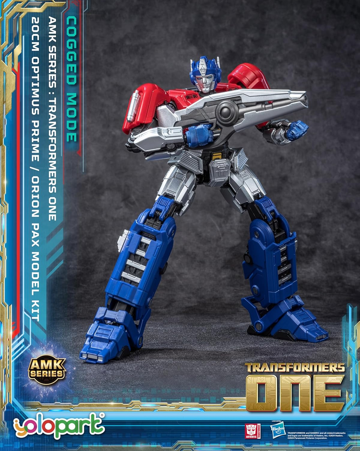 Transformers ONE - 20Cm Orion Pax [Optimus Prime] Cogged Mode Model Kit - AMK Series