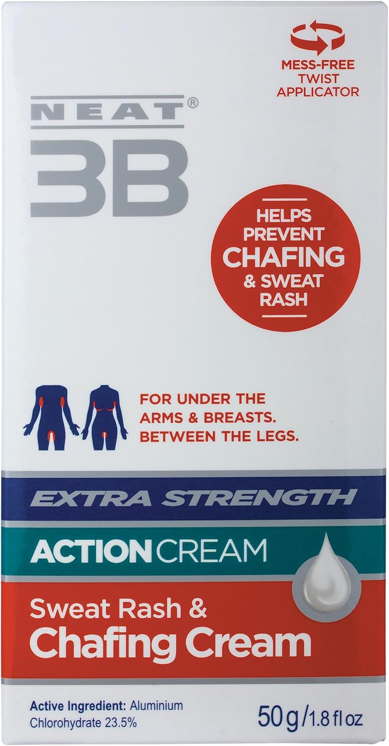 Neat Feat Foot & Body Care Sweat Rash & Chafing Stick - Extra Strength Skin Protectant Stick, Prevents Chafing and Soothes Skin - Ideal for Active Individuals image number 3