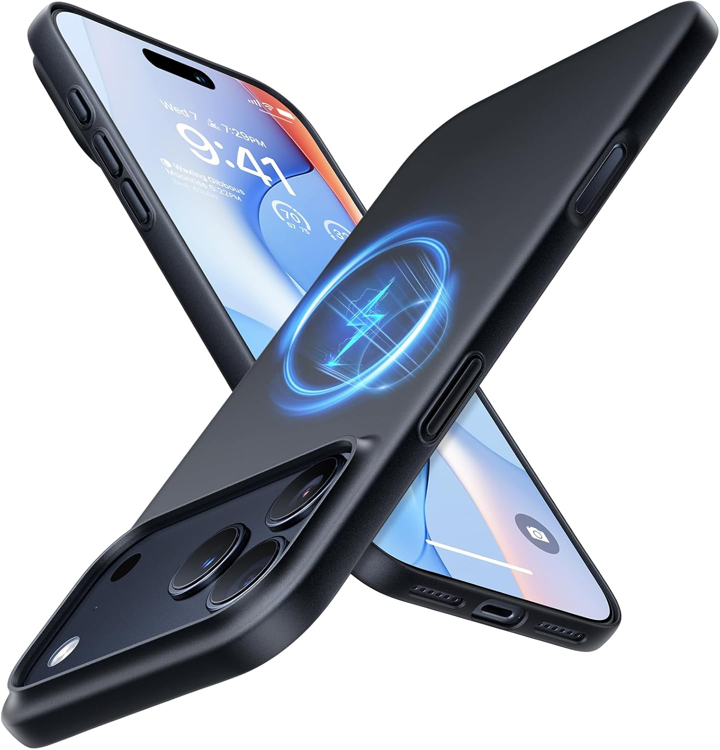 TORRAS Magnetic Slim-Fit for Iphone 17 Pro Max Case 6.9, Ultra-Thin 17 Pro Max Phone Clear Case Compatible with Magsafe, Light Anti-Scratch Matte Hard PC Bayer 6.9 Inch Originfit, Clear