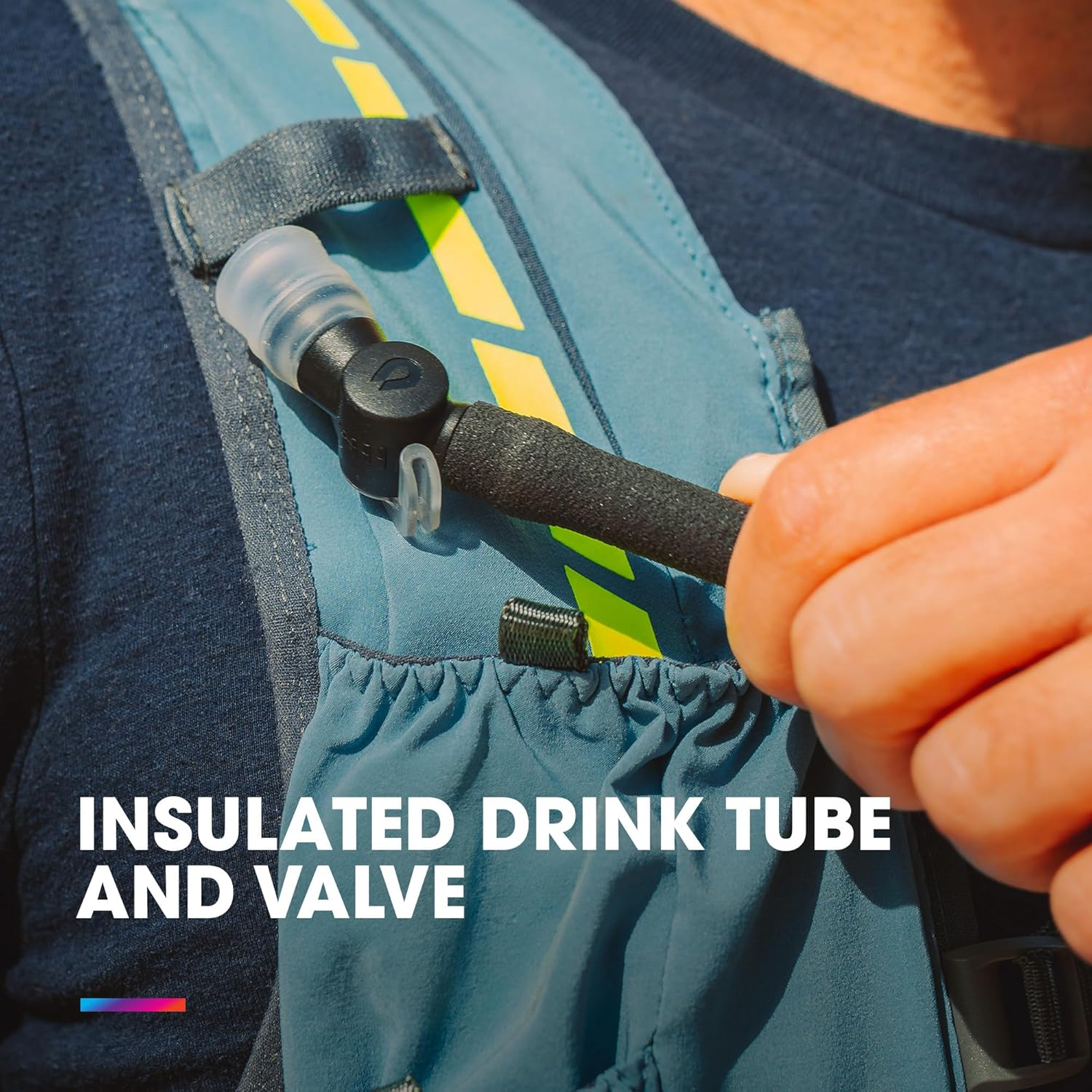 Hydrapak Velocity IT (1.5L or 2L Hydration Reservoir) - Insulated Water Bladder/Reservoir for Hydration Pack &ndash; Self-Sealing Bite Valve, Leak Proof and Dishwasher Safe