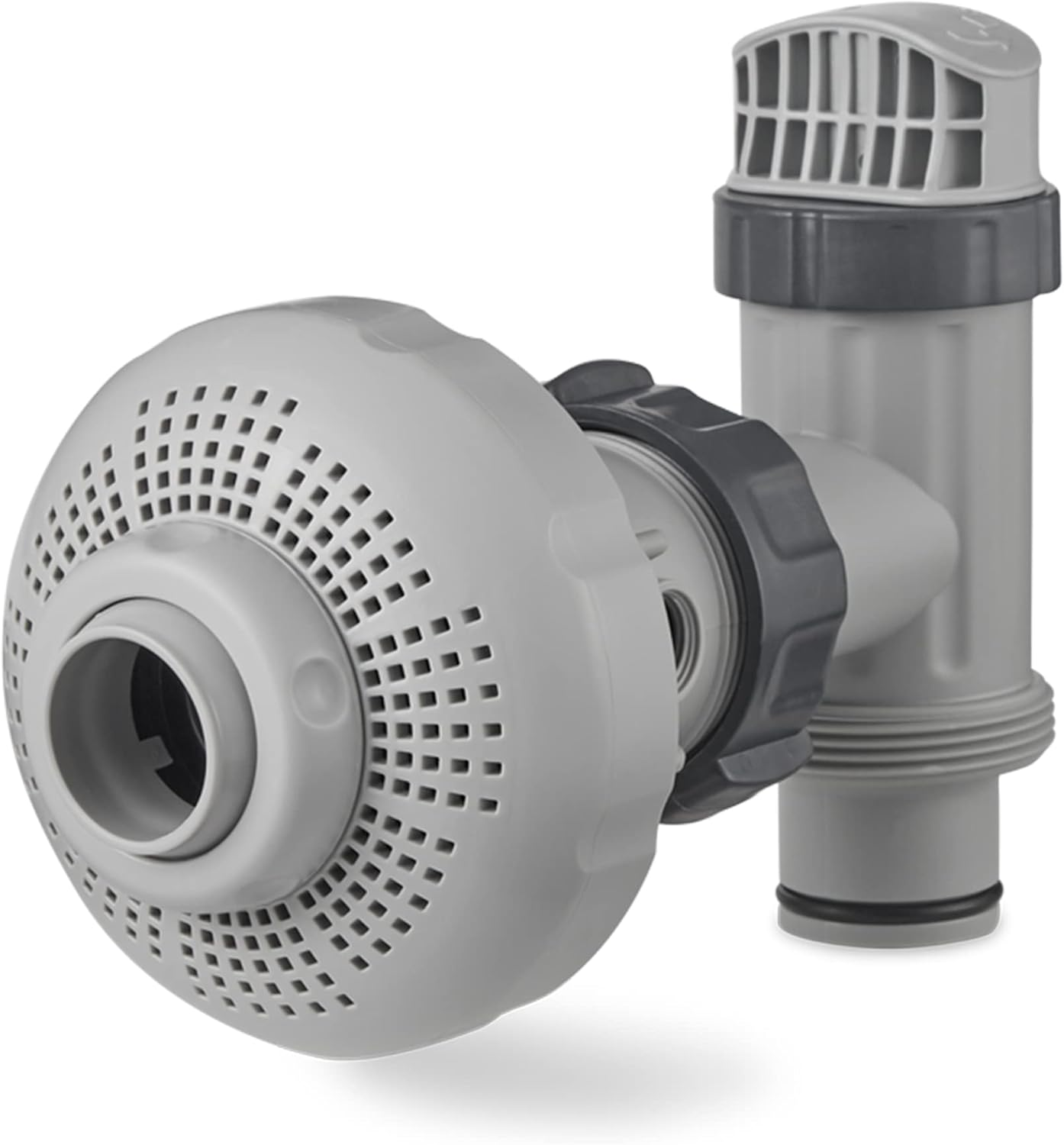 Intex 26004E above Ground Swimming Pool Inlet Air Water Jet Replacement Part Kit; Includes Plunger Valve, Strainer Connector, Strainer Grid, Etc. image number 4