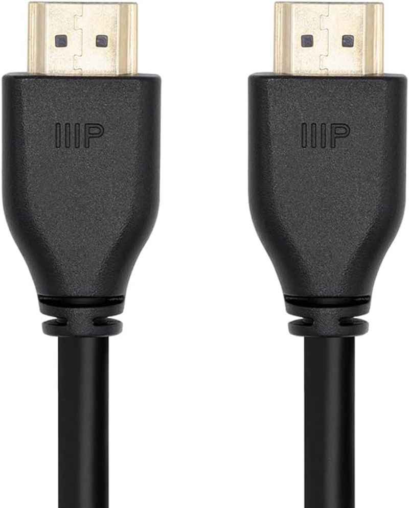 Monoprice 8K Certified Ultra High Speed HDMI 2.1 Cable - 10 Feet - Black | 48Gbps, Compatible with Sony PS5, Microsoft Xbox Series X & Series S image number 3