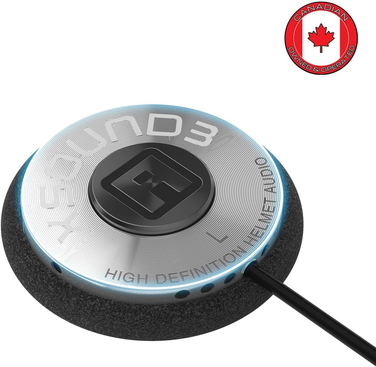 I a S U S Premium Audio Motorcycle Helmet Speakers Work with Most Helmet Comms with Earbud Ports - the Xsound 3 Drop in Helmet Headphones Speaker Kit Includes Accessories for a Quick Install image number 4