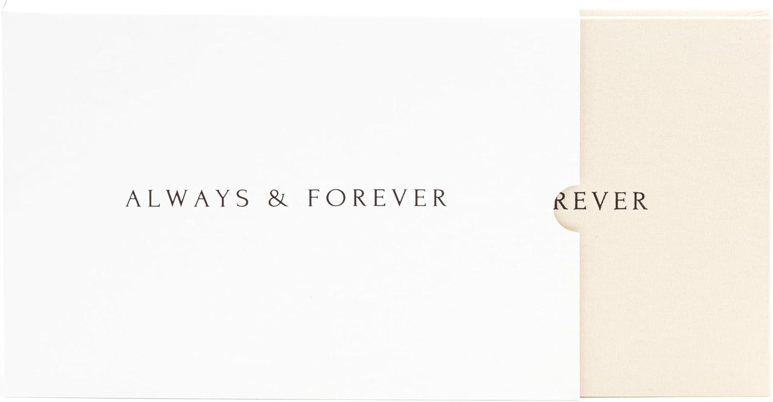 The Motion Books (ALWAYS & FOREVER - BLACK FOIL) | Luxury Linen Bound Video Book | Black Foil Letter Stamping | up to 3 Hours of Video, 7&rdquo; IPS Display, 4GB of Memory & Rechargeable Battery image number 1