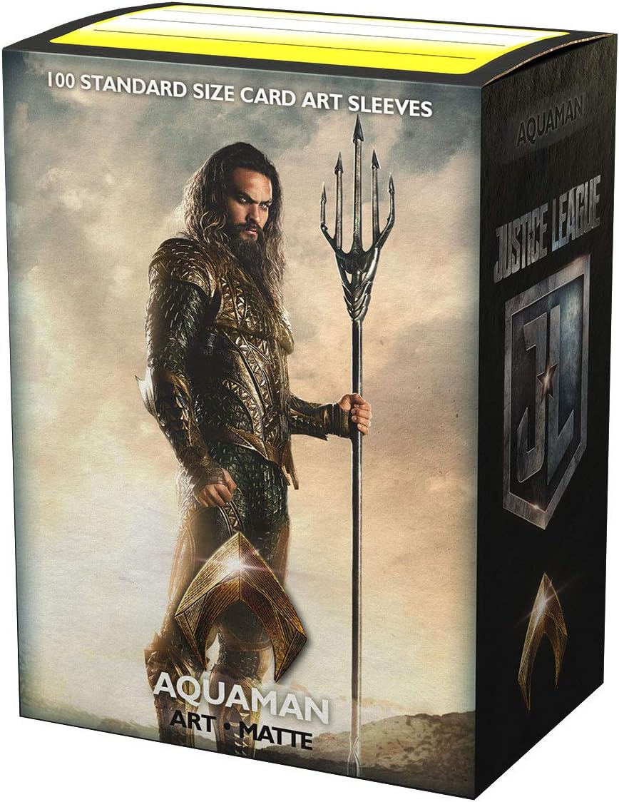Arcane Tinmen Sleeves - Matte Art 100 CT - MGT Card Sleeves - Compatible with Magic the Gathering Card Sleeves Pok&eacute;mon and Other Card Games - Limited Edition: Justice League Aquaman image number 1