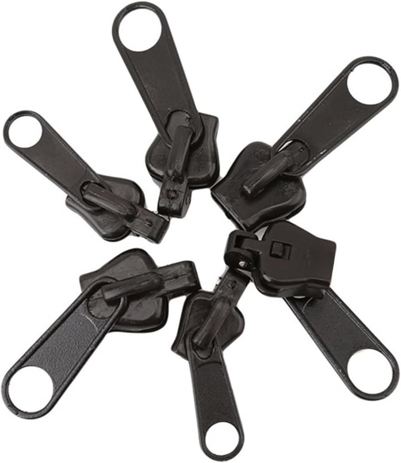 6Pcs Universal ABS Plastic Zipper Pull Fix Repair Kit image number 1