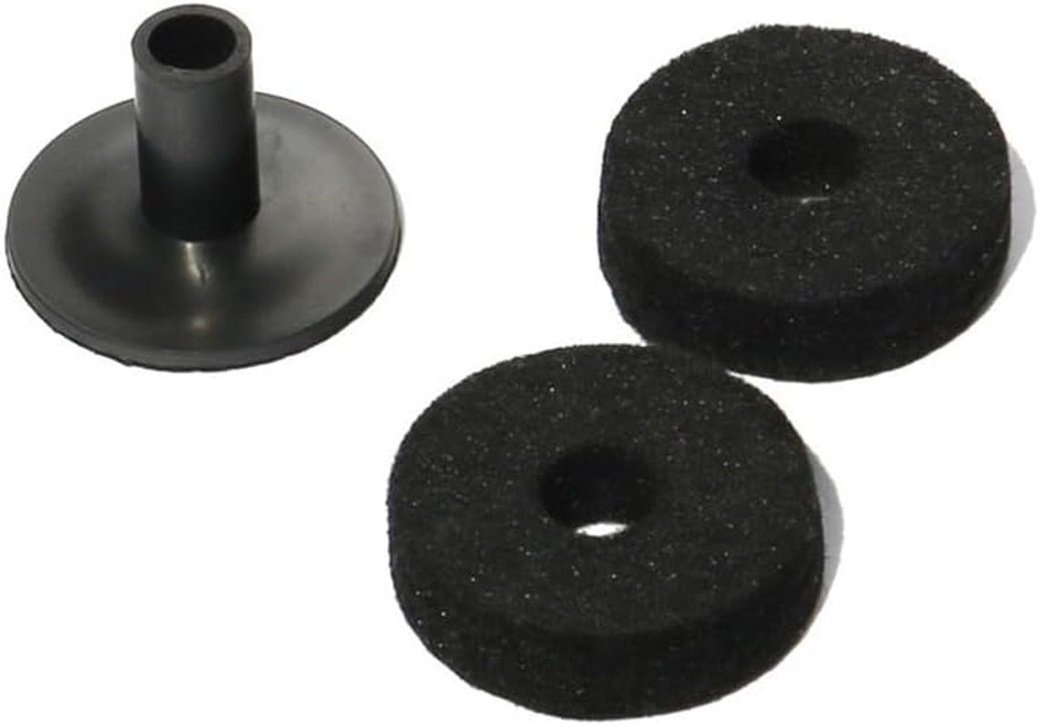 20PCS Black Standard Size Cymbal Sleeves and Felts Cymbal Felts Plastic Cymbal Sleeve Drum Accessories and Parts Cymbal Replacement Accessories,Drum Kit Cymbal Replacement Accessories