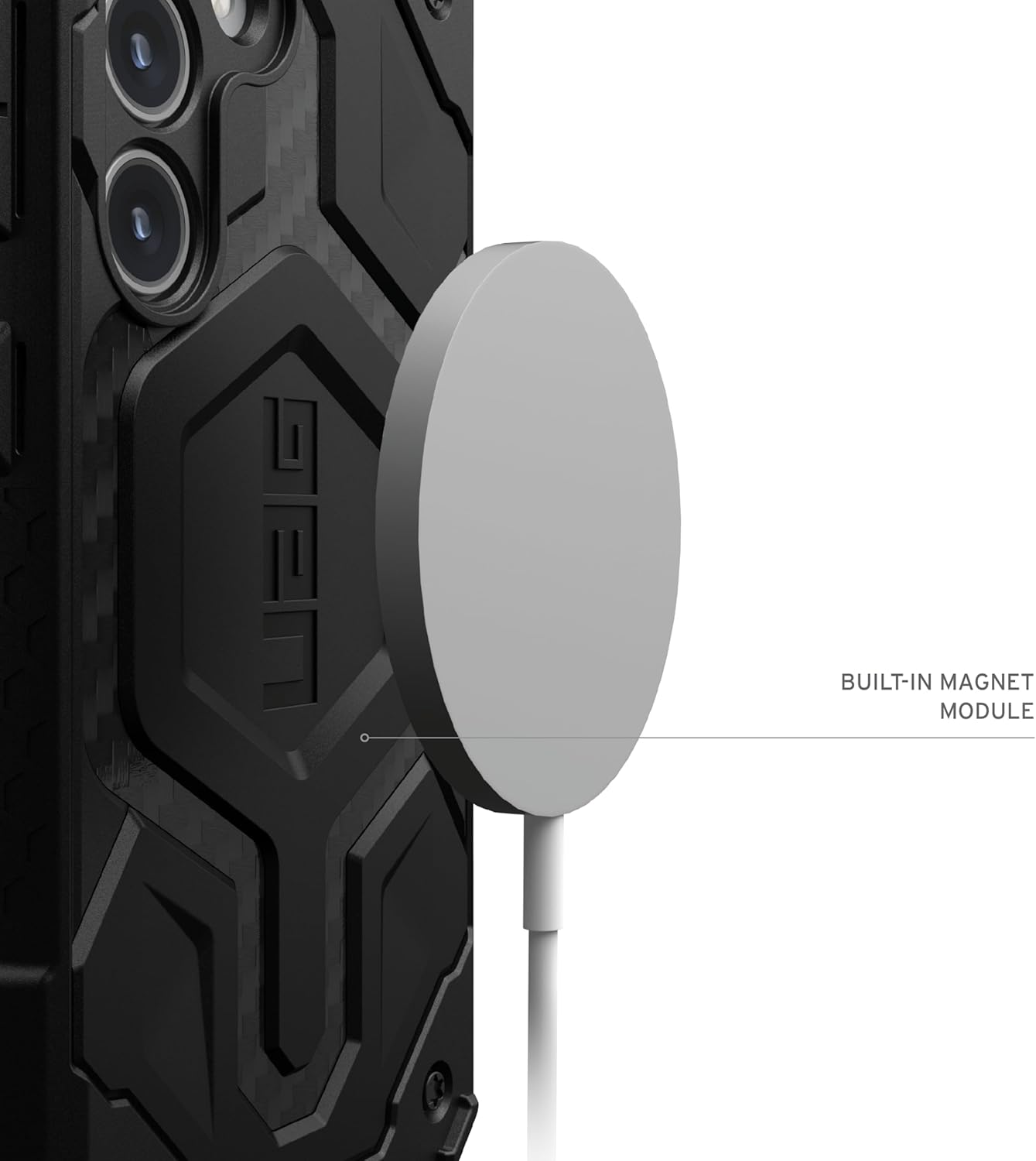 UAG Monarch Pro - Samsung Galaxy S24 - Carbon Fiber - Black image number 5