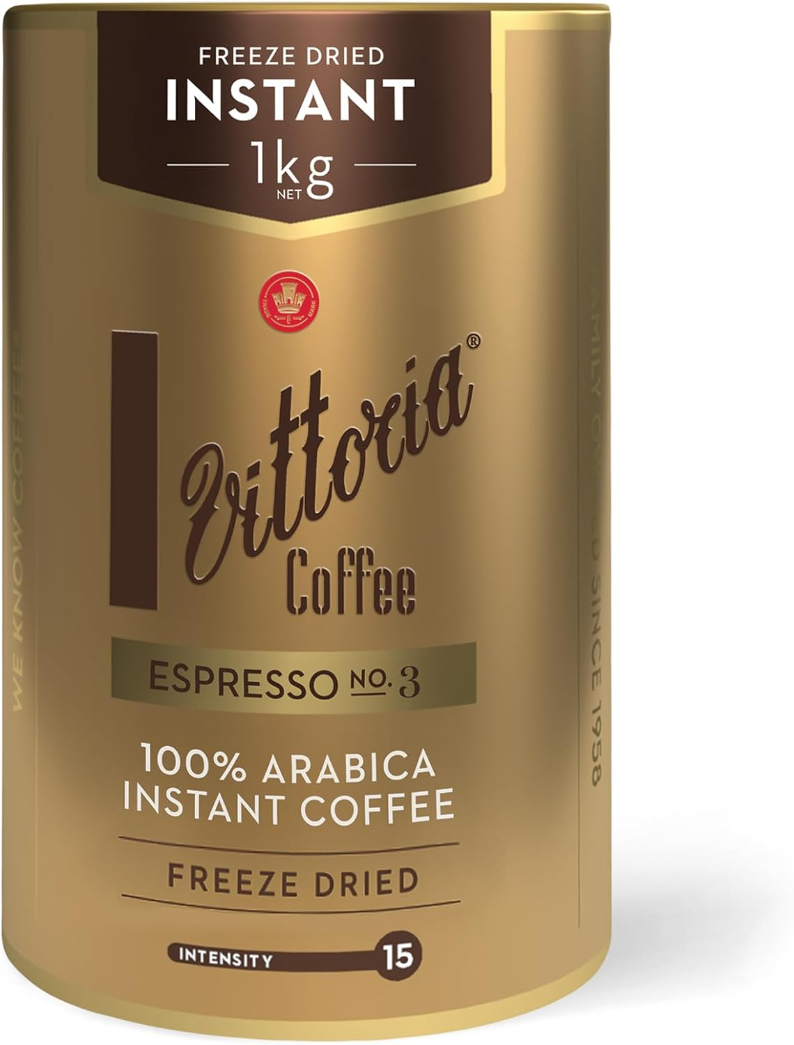 Vittoria Coffee Espresso No. 3 - Freeze Dried Instant Coffee - 1Kg image number 1