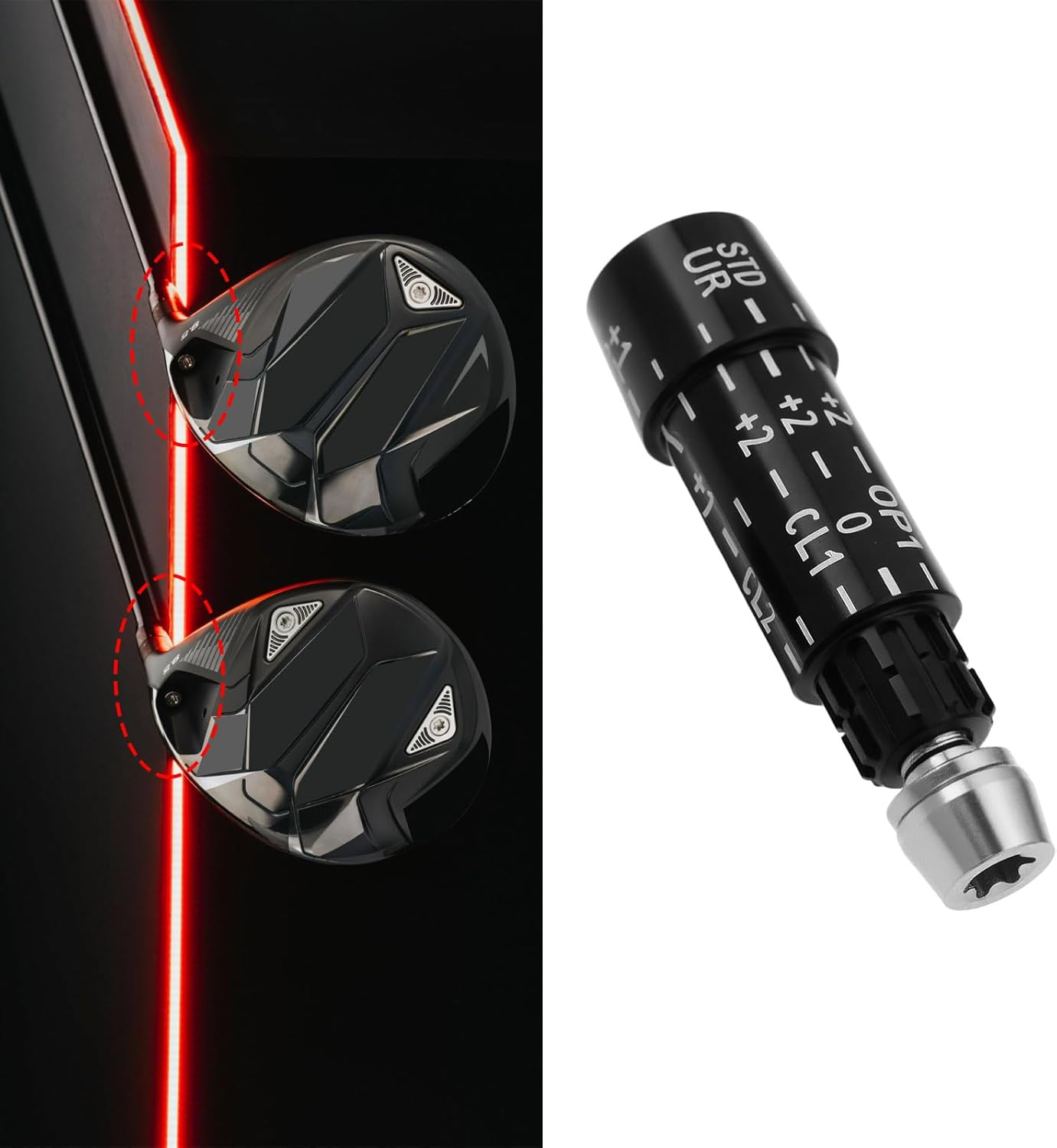 SING F LTD 0.335Inch Right-Hand Golf Shaft Sleeve Golf Shaft Fairway Adapters Compatible with Srixon ZX7 Z565 Z765 Driver