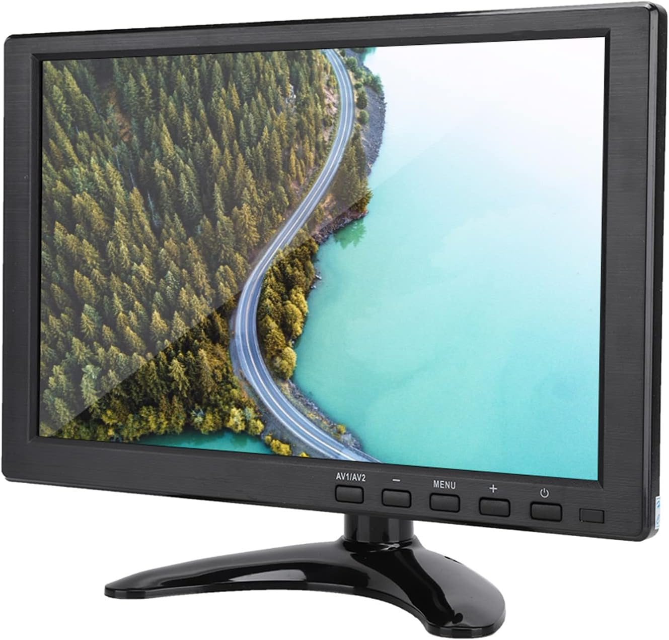 10.1In 1280X800 HD Monitor, 10 Inch LCD Security Display with HDMI/VGA/AV/BNC Input, 16:9 Small Screen Built-In 3Wx2 Speakers for Pi/Switch image number 5