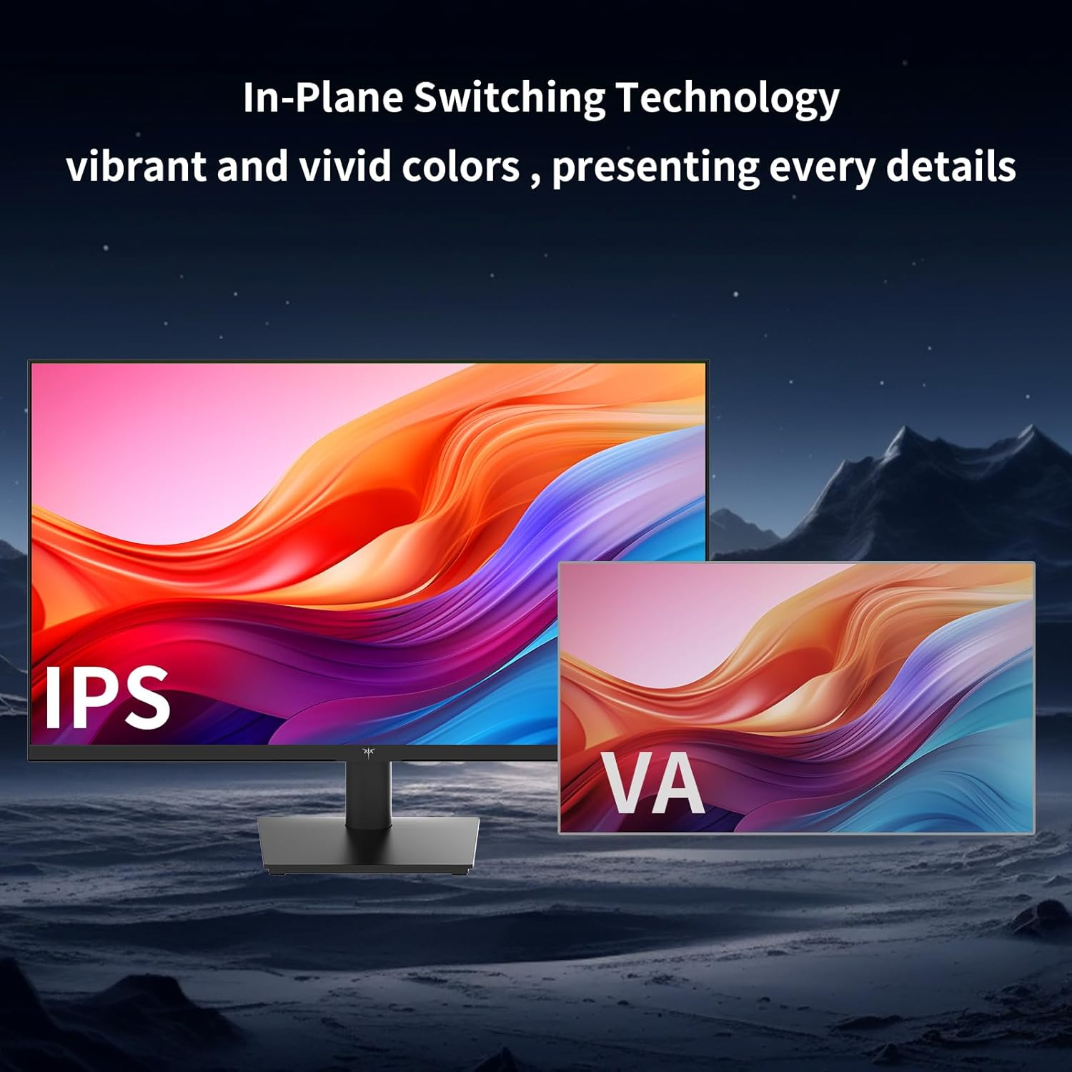 KTC 27 Inch QHD(2560 * 1440) 100Hz Computer Monitor - IPS Panel, Anti-Blue Light Screen, 100% High Color Gamut, 123% Srgb, Support Freesync and Gsync, PC Monitor for Casual Gaming and Working image number 4