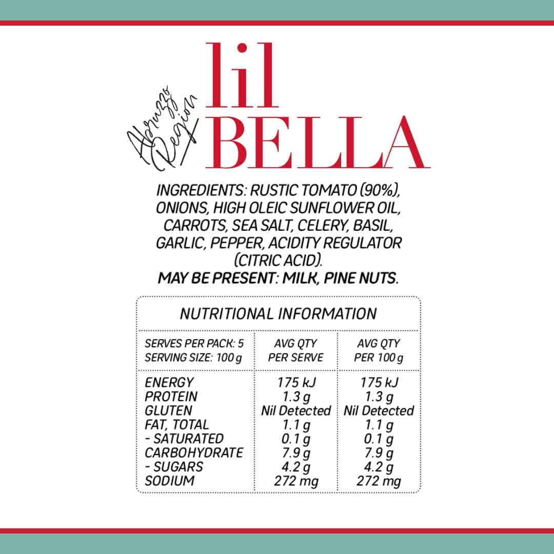 Lil Bella Buon Appetito Napoletana Pasta Sauce 500 G image number 5