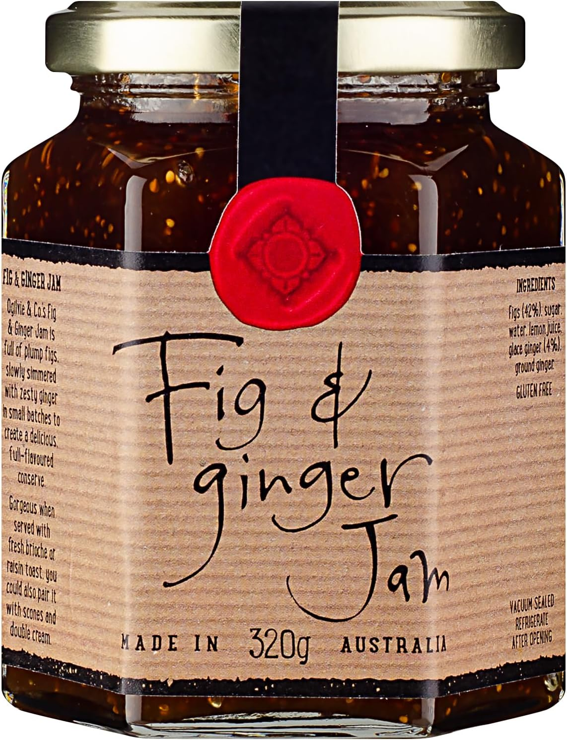 Ogilvie & Co Fig and Ginger Jam 320 G