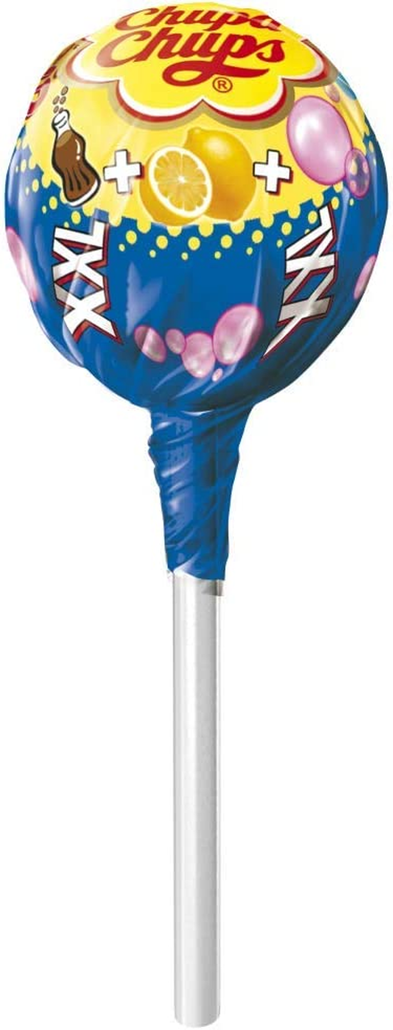 Chupa Chups XXL Trio, 20 Lollipops, Perfect for Sharing, Parties and Christmas, 20 X 29 G, Strawberry, Apple, Cola, Tutti Fruitti image number 3
