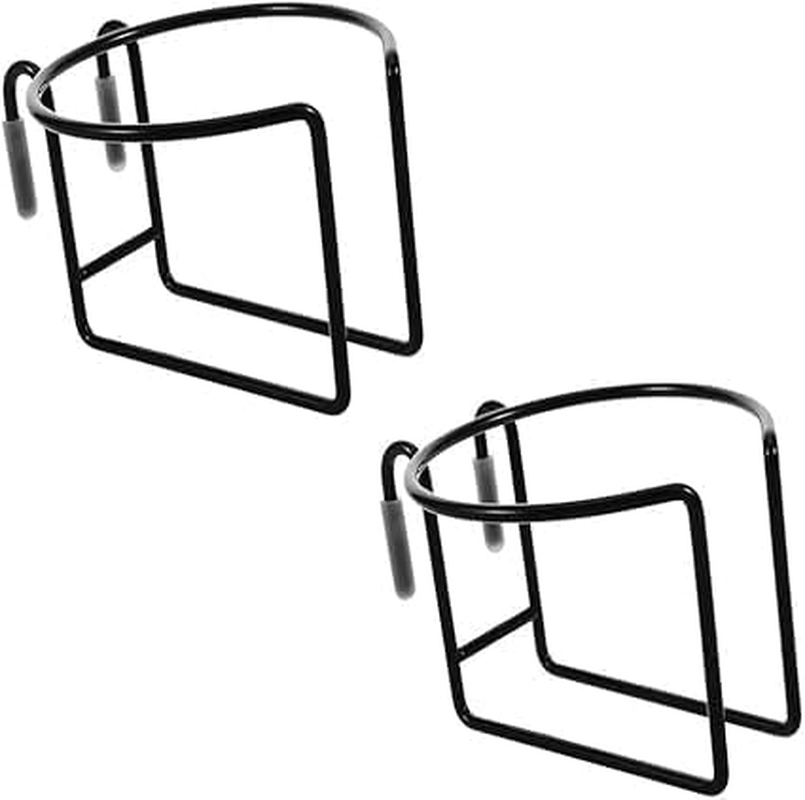 Sshopping Cart Drink Holder, 2Pcs Portable Shopping Trolley Cup Holder, Metal Hanging Drink Holder for Shopping Cart