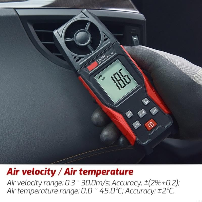 Small Digital Anemometer Handheld for Accurate Wind & Temperature Monitoring image number 3