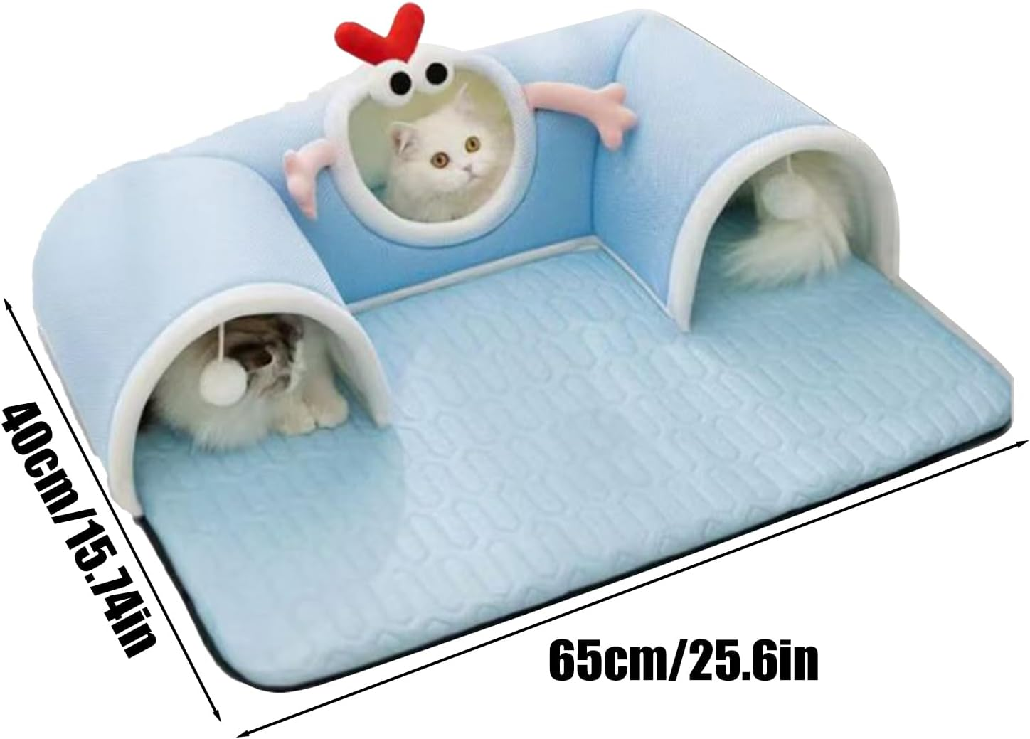 Tunnel for Cats - Large Cat Nest Bed Play Tunnel | Breathable Furniture Interactive Toys Sleeping Mat for Small Animal Kitten Bunny Indoor Apartment Home Enrichment Boredom image number 1