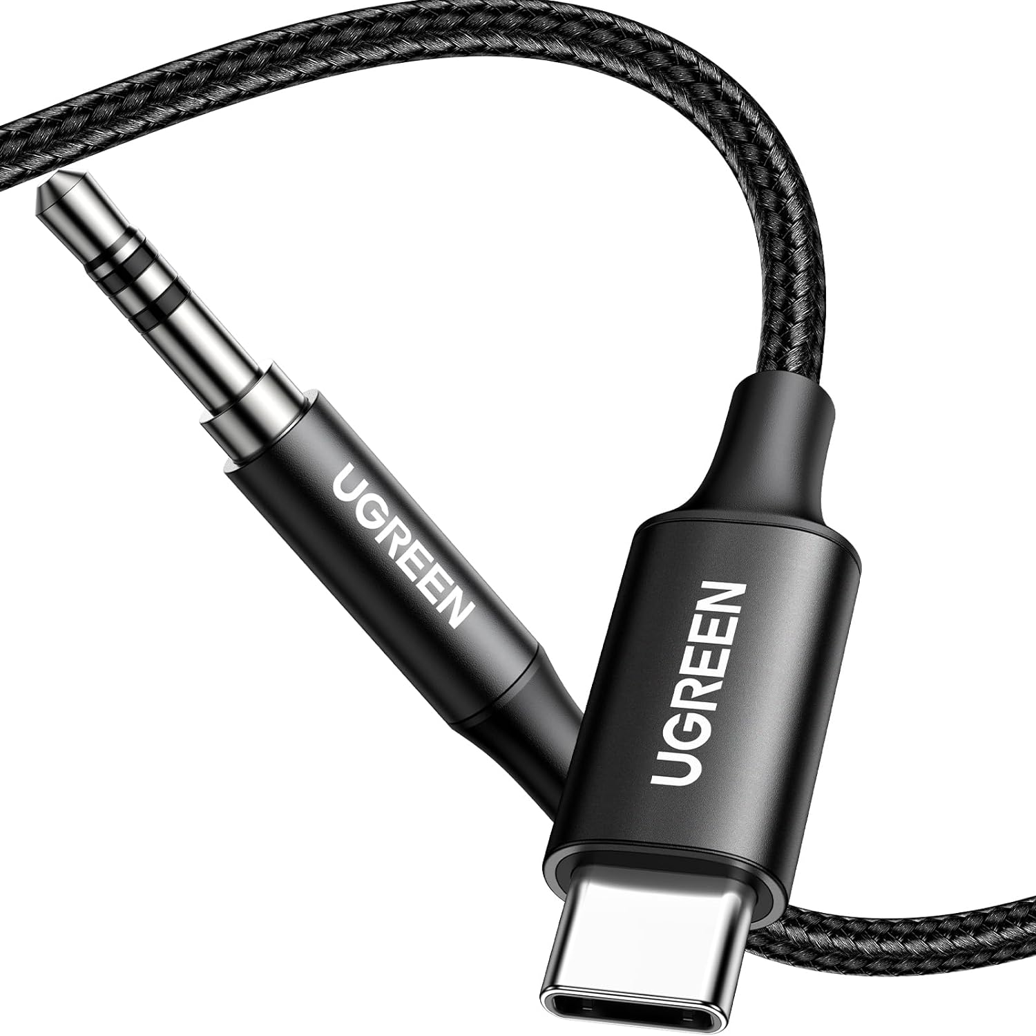 UGREEN USB C to 3.5Mm Audio Cable Adapter Hi-Fi Stereo Type C to Aux Headphone Male Cord Car Auxiliary Cable Compatible with Iphone 16/16 Pro Max, Galaxy S23 Ultra Ipad Pro Air Pixel 7, 1M