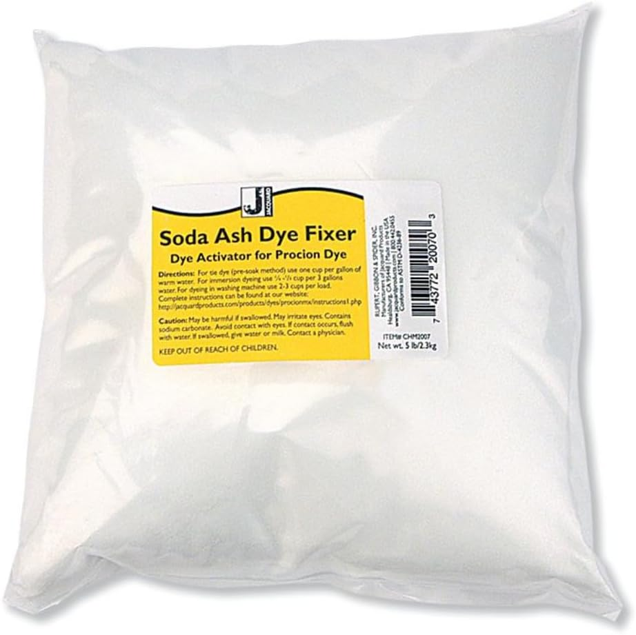 Jacquard 484396 Soda Ash Dye Fixer 5Lb Soda Ash, White