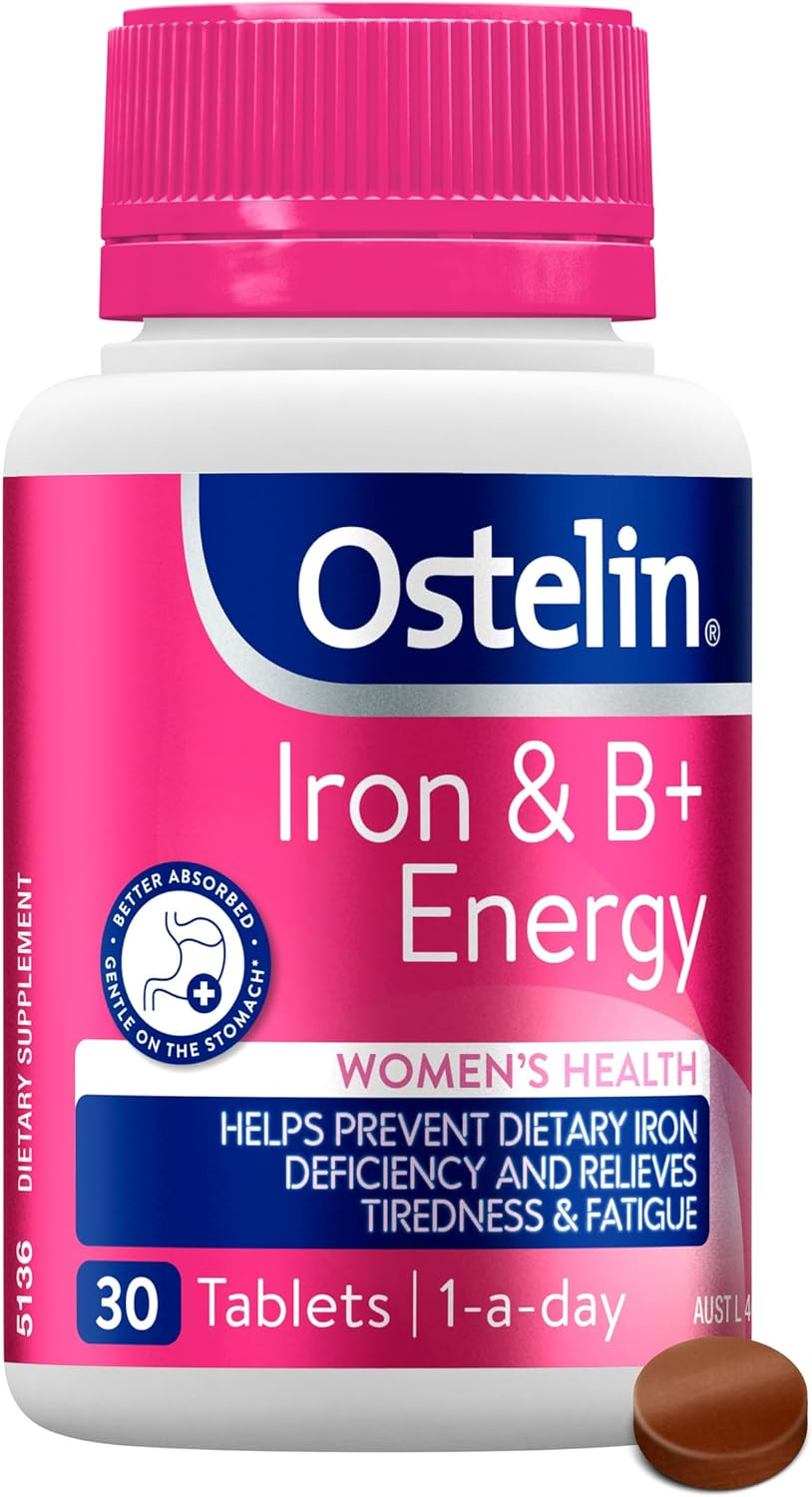 Ostelin Iron and B+ Energy 30 Tablets image number 5