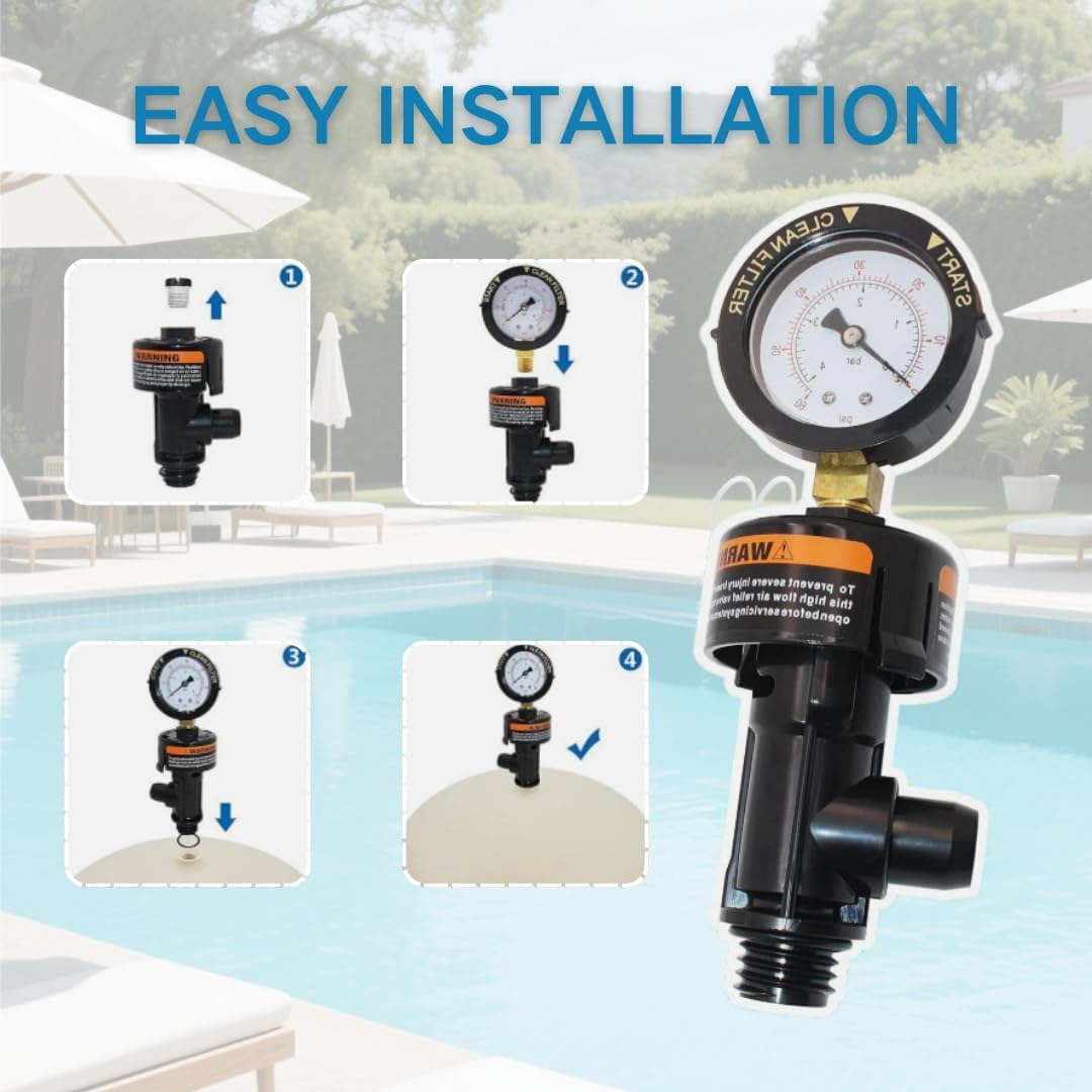 ROHOPE High Flow Air Relief Valve 98209803 Replacement for Most Pentair Filters - 98209800 image number 3