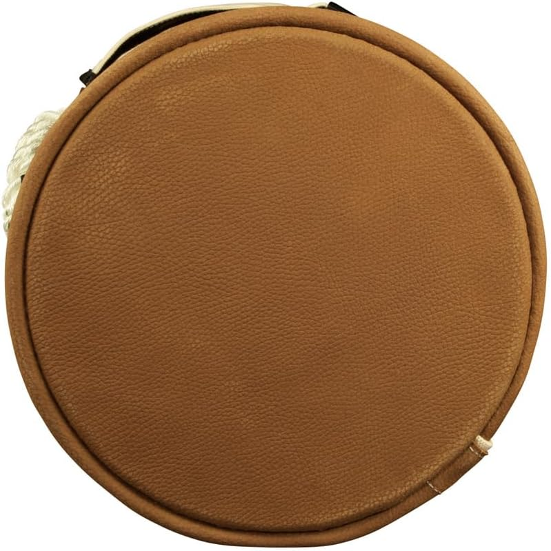 Klein Tools Heavy Duty Velcro Top Bucket, 17", Canvas Bucket Bag for Tools, Storage or Travel, Premium Canvas and Leather Bucket Bin for Tool Organisation, Canvas Container with Velcro Brand Fasteners image number 1