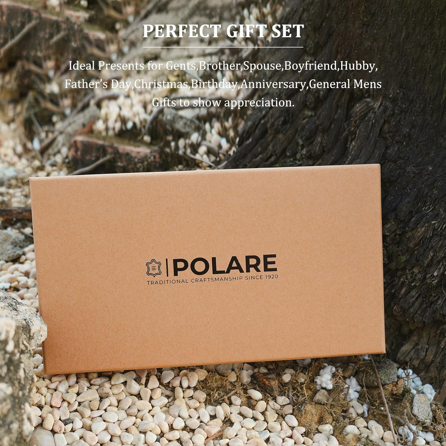 Polare Full Grain Leather Passport Holder Cover Case for Men and Women RFID Blocking Family Travel Wallet Holds 6 Passports image number 5