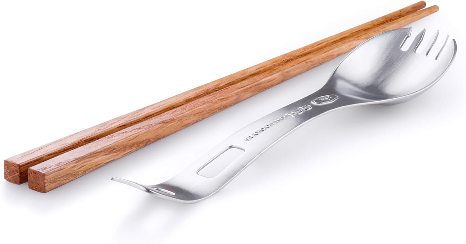 GSI Outdoors Glacier Stainless Kung Foon Utensil image number 2