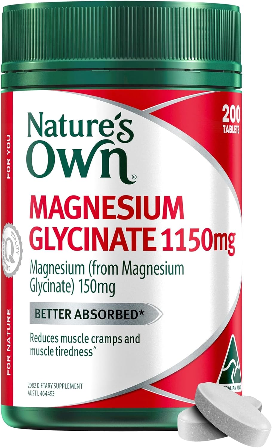 Nature'S Own Magnesium Glycinate 200 Tablet image number 6