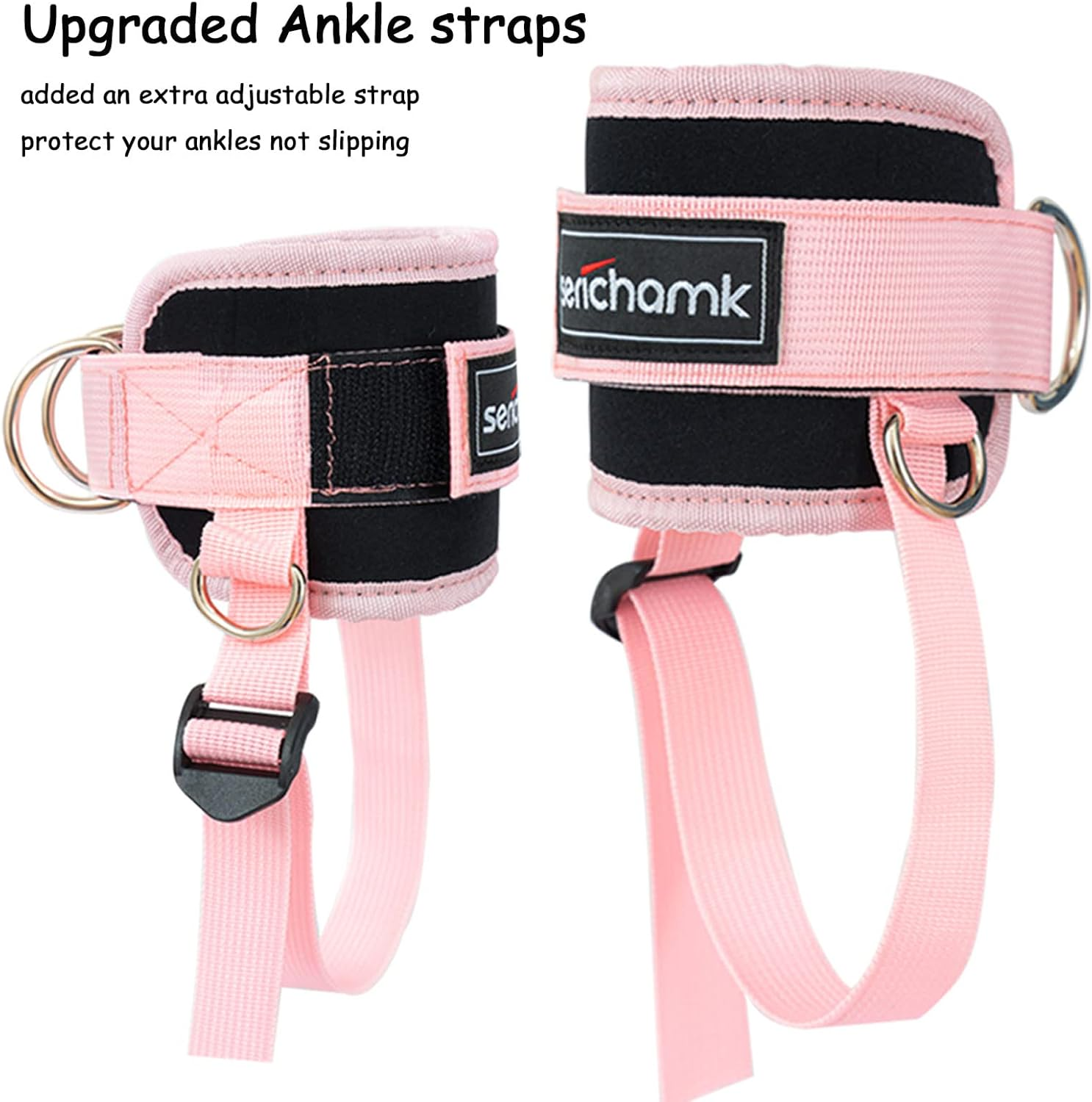 Barbell Pad for Hip Thrust Squat Bar Pad Foam Barbell Pad for Weight Bar Cushion with 2 Gym Ankle Straps 1 Booty Band and Carry Bag for Standard Olympic Bars