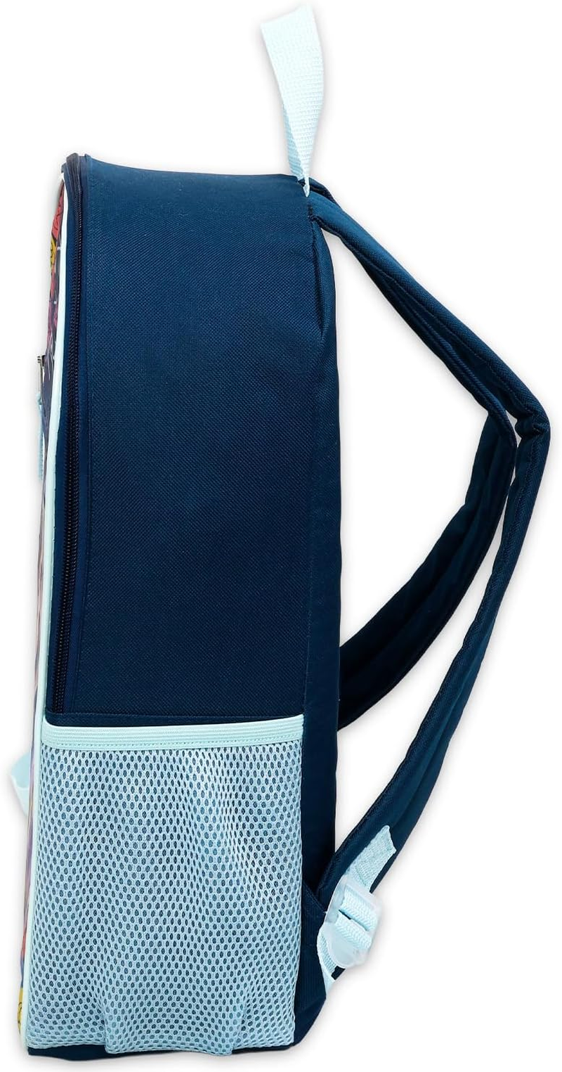 Disney Frozen Backpack and Lunch Box Set - Bundle with 16&rdquo; Frozen School Bag, Lunch Bag, Water Bottle, Stickers, Bookmark, More | Elsa and Anna Backpack with Lunchbox image number 1