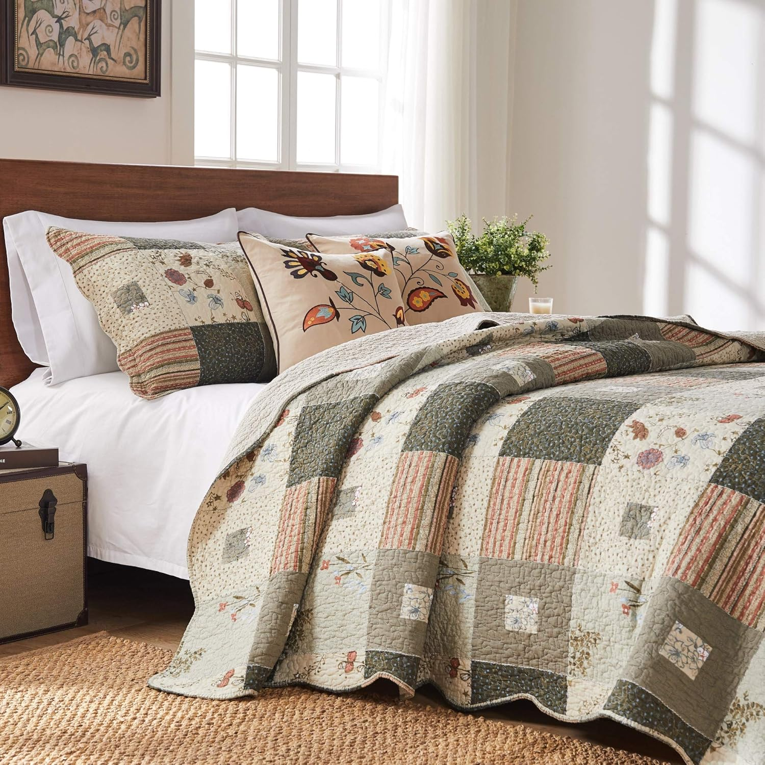 Greenland Home Fashions Sedona Quilt Set image number 2