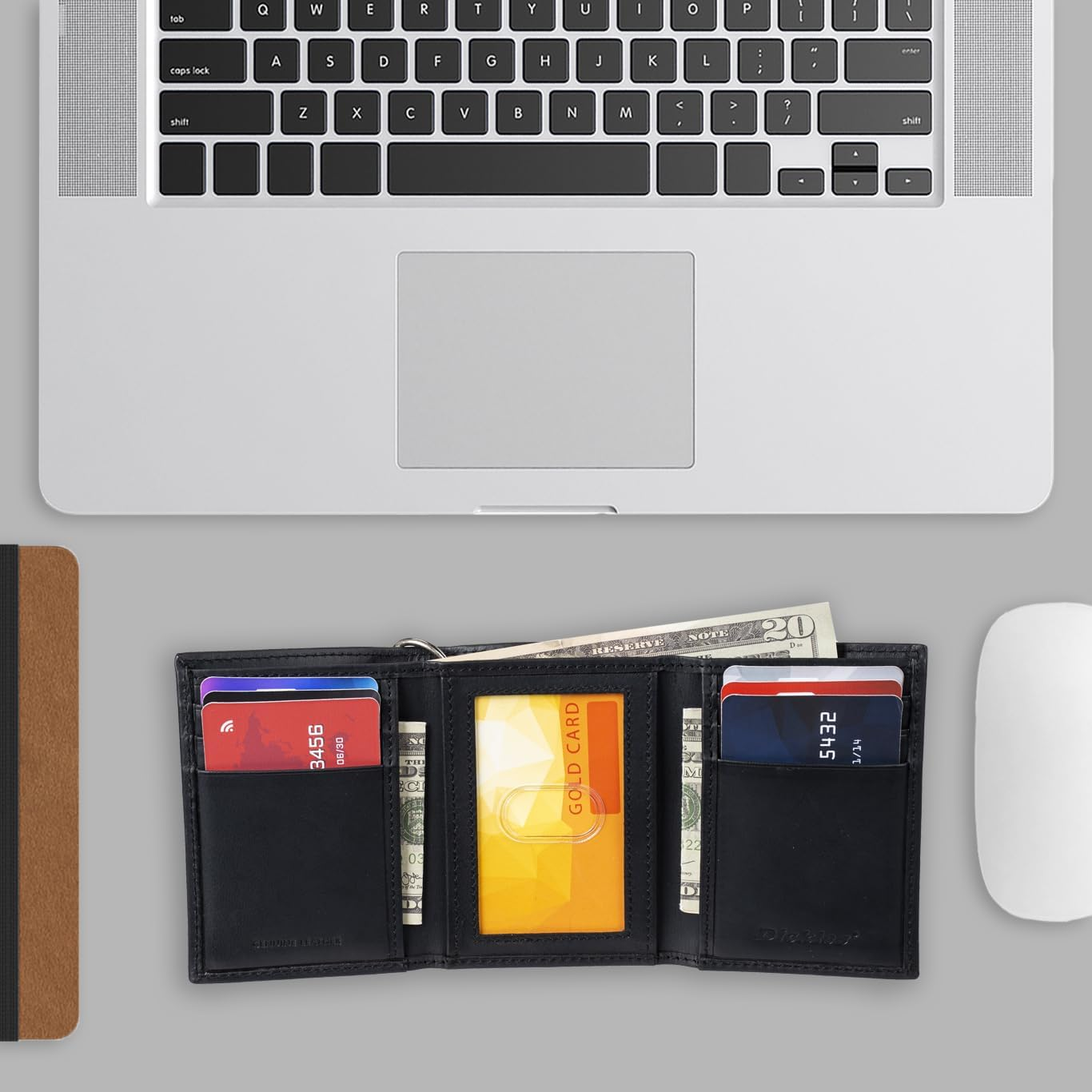 Dickies Men'S Chain Trifold and Bifold Wallets image number 4