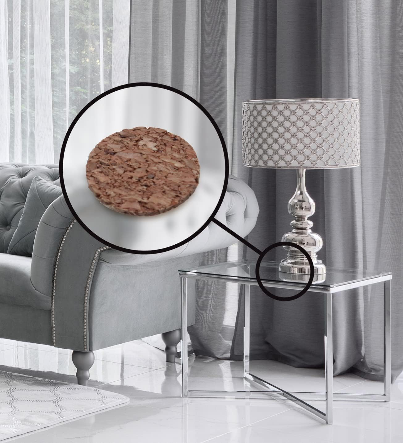 Slipstick Premium Adhesive Protector Pads Variety Pack (194 Piece) Cabinet Door Drawer Bumpers and Small Universal Surface Protector Pads, Clear Rubber, Foam, Cork, and Green Felt Protectors image number 1