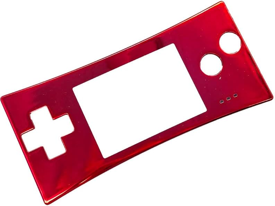 XBERSTAR Gameboy Micro GBM Controller Replacement Faceplate Cover (Black)