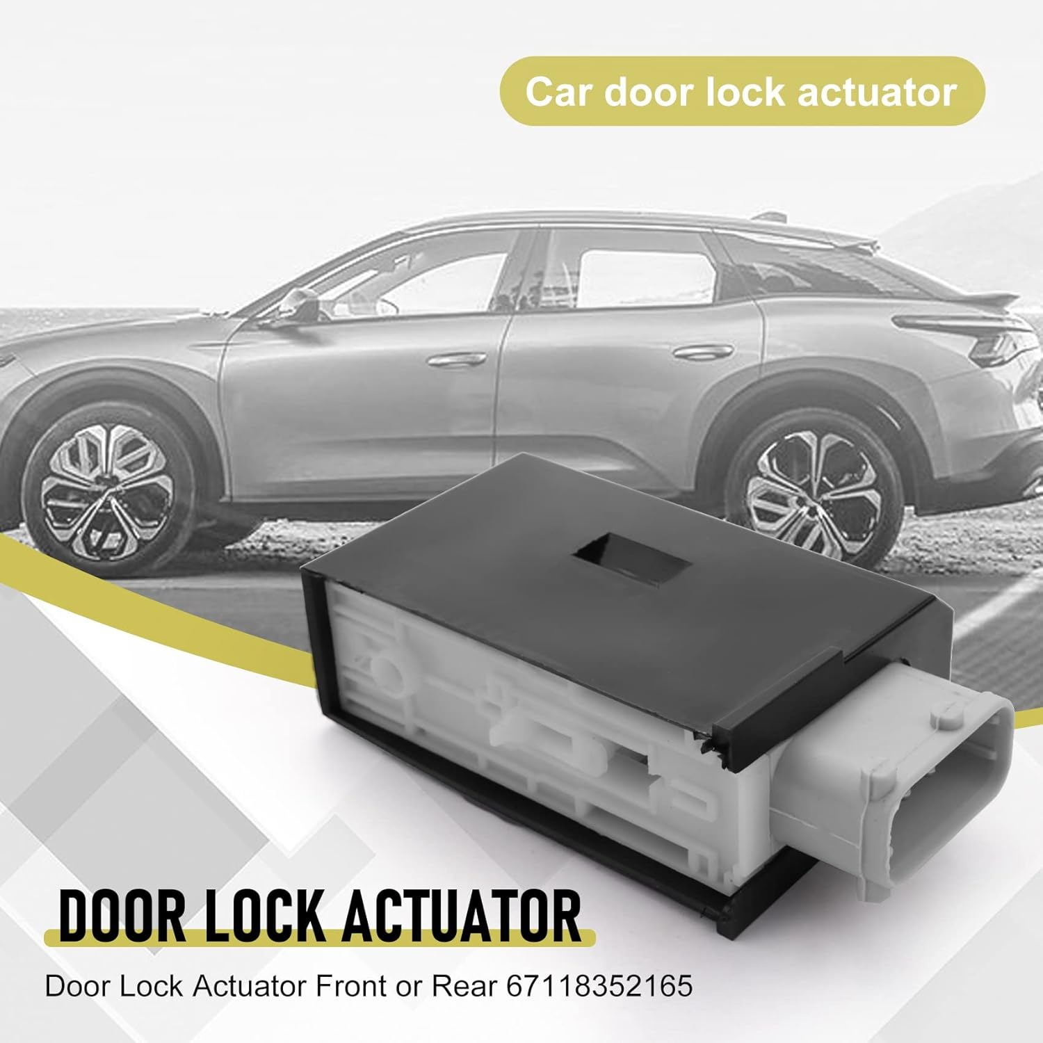 Door Lock Actuator Front or Rear 67118352165 for - 525I 530I M5 740I E38 E39 image number 6