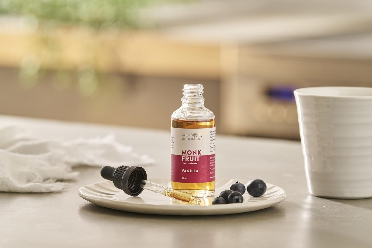 Thankfully Nourished Monk Fruit - Vanilla 50Ml image number 4