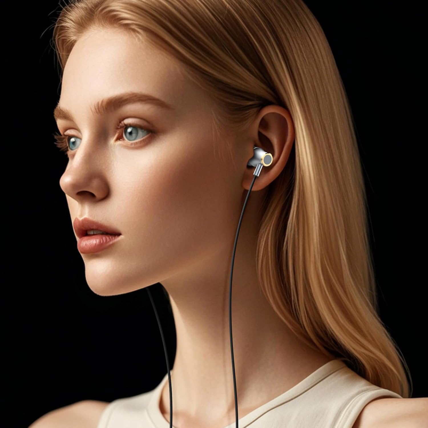 Moxtouz USB C In-Ear Headphones with Cable for Iphone image number 3