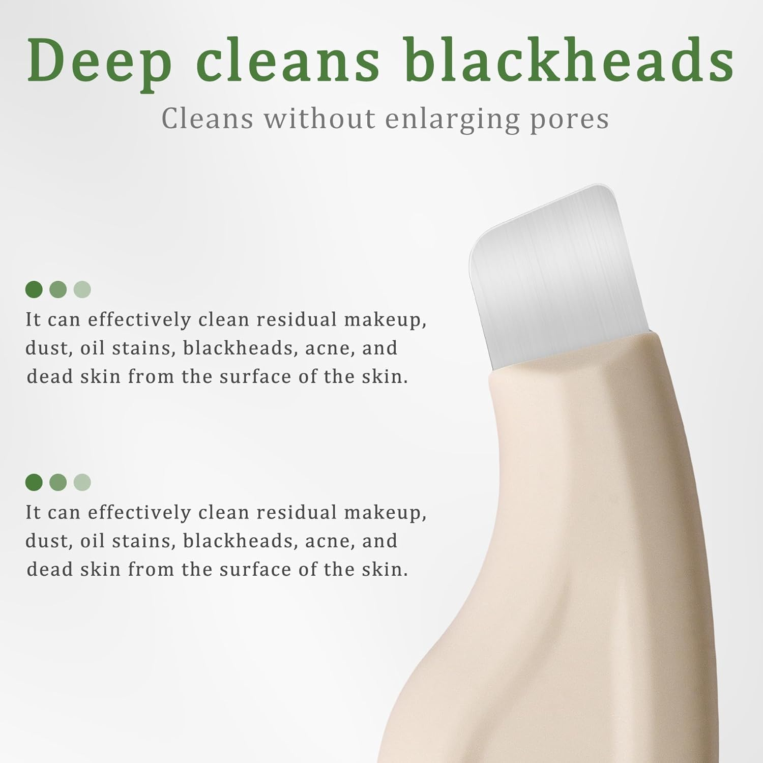 Blackhead Remover Tools - Nose Scraper for Blackheads Pore Clean Scraper Facial Deep Cleansing Tool,Safe & Made from Silicon