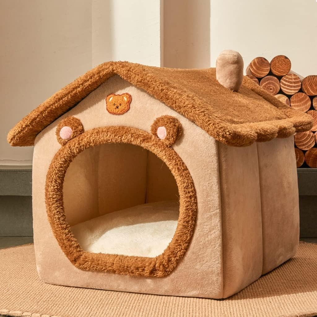 Universal Cat Nest Small Cat Nest Pet House Cat Supplies Soft and Comfortable(Size:48 * 40 * 39Cm) image number 2