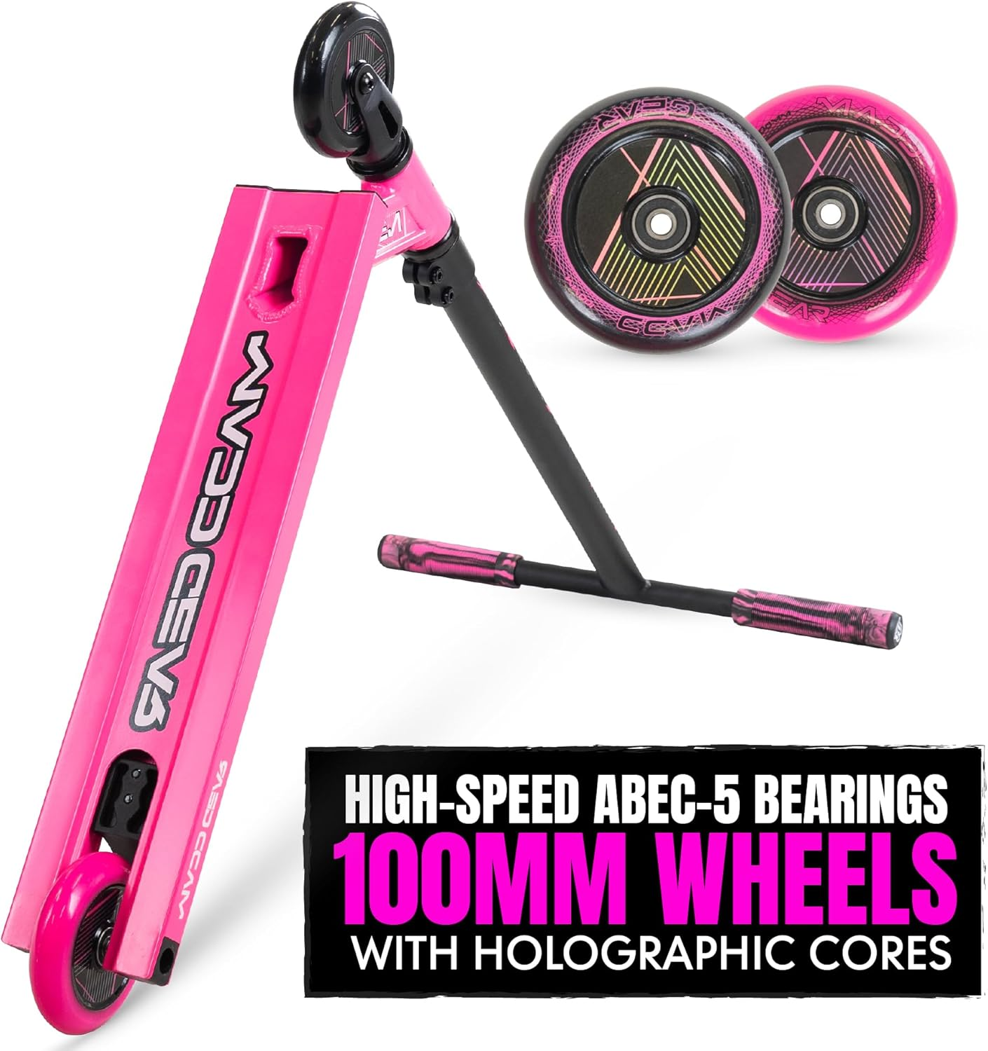 Pro Stunt Scooter for Kids Ages 5-12 Lightweight Durable Trick Scooter for Skatepark and Street &ndash; Easy Assembly &ndash; Madd Gear MG2 - Black / Black image number 7