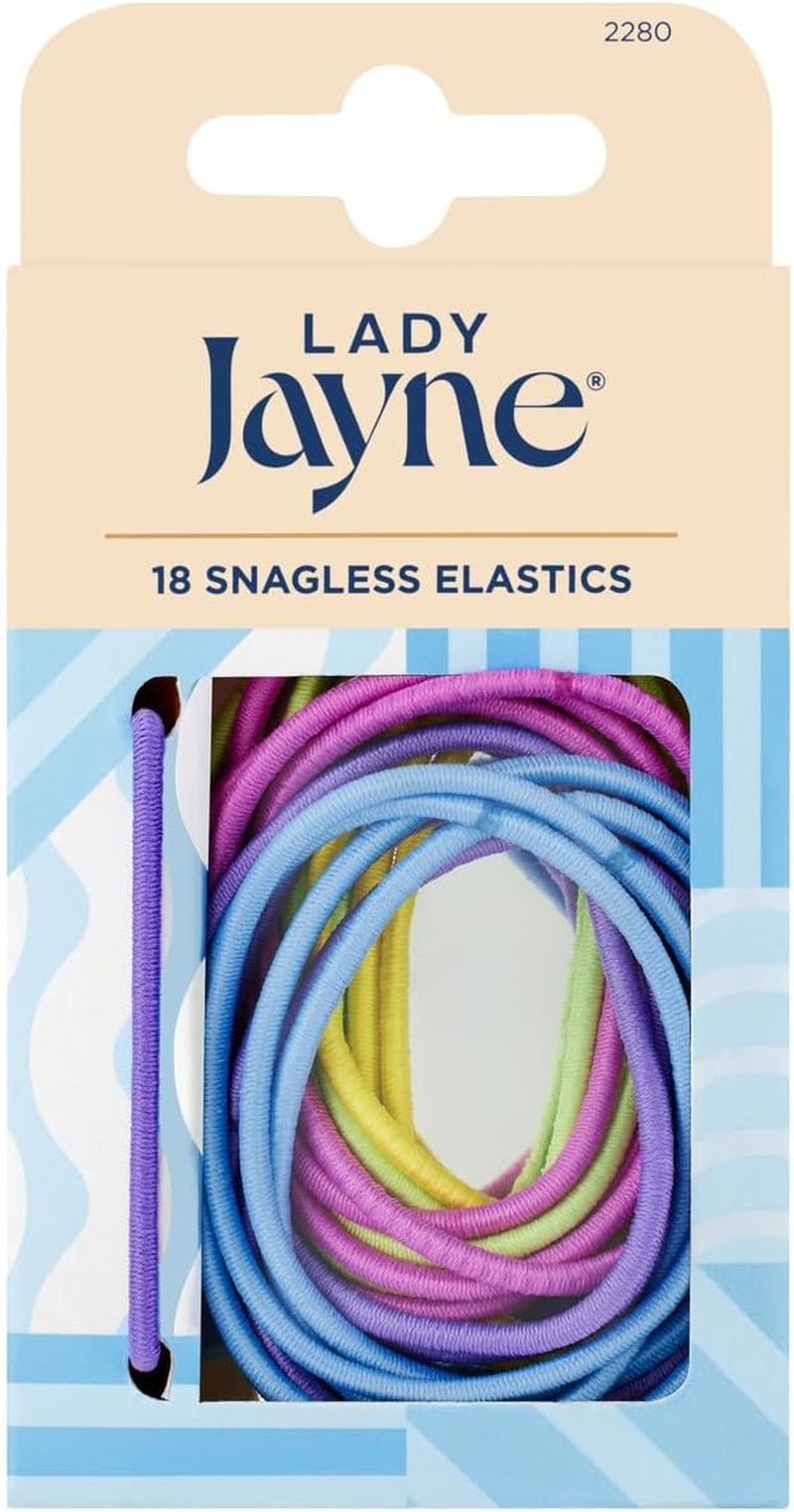 Lady Jayne Snagless Elastics 18 Pack